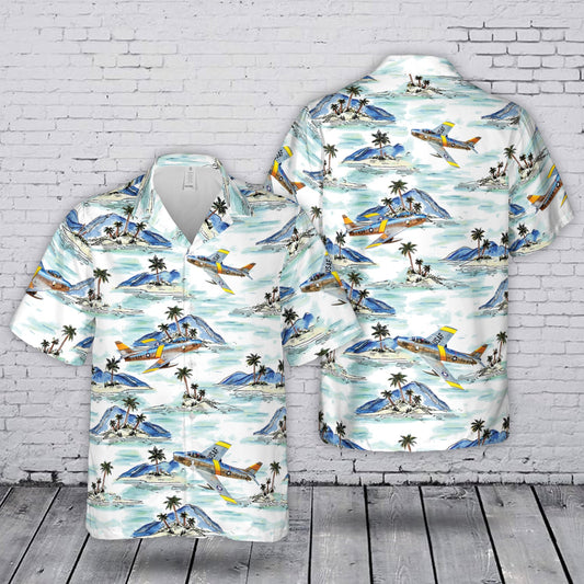 USAF F-86F Sabre Air Museum Hawaiian Shirt
