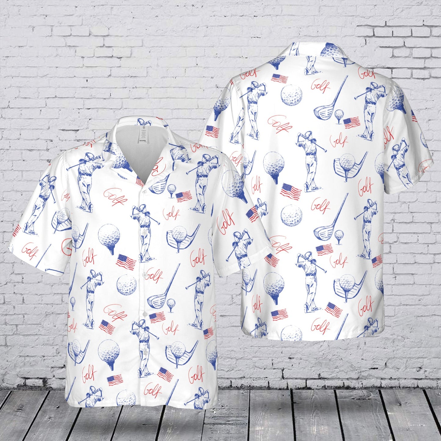 1776-2026 USA 250th Anniversary Golf Hawaiian Shirt