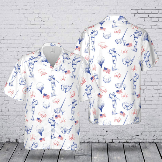 1776-2026 USA 250th Anniversary Golf Hawaiian Shirt